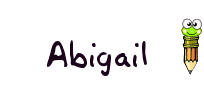 Nombre animado Abigail 08