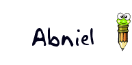 Nombre animado Abniel 05