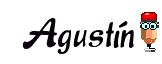 Nombre animado Agustin 08