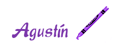 Nombre animado Agustin 16