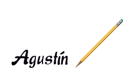 Nombre animado Agustin 17