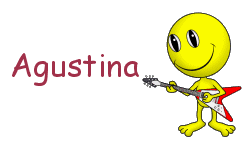 Nombre animado Agustina 10