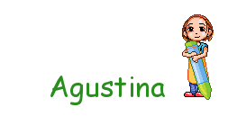 Nombre animado Agustina 12