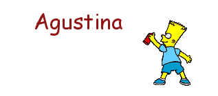 Nombre animado Agustina 19