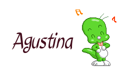 Nombre animado Agustina 26