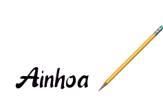 Nombre animado Ainhoa 14