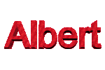 Nombre animado Albert 02
