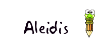 Nombre animado Aleidis 06