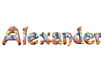 Nombre animado Alexander 01
