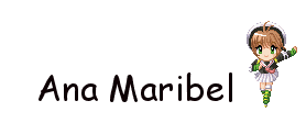 Nombre animado Ana Maribel 11