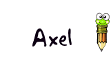 Nombre animado Axel 08