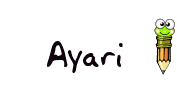 Nombre animado Ayari 06
