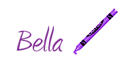 Nombre animado Bella 08
