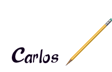 Nombre animado Carlos 09