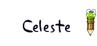 Nombre animado Celeste 06
