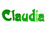 Nombre animado Claudia 07