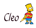 Nombre animado Cleo 05