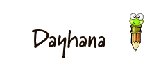 Nombre animado Dayhana 07