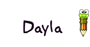 Nombre animado Dayla 05