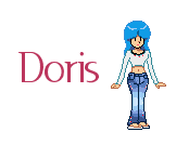 Nombre animado Doris 01