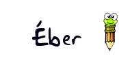Nombre animado Eber 06