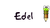 Nombre animado Edel 04