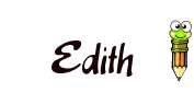 Nombre animado Edith 08