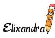 Nombre animado Elixandra 16