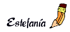 Nombre animado Estefania 03