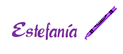 Nombre animado Estefania 08