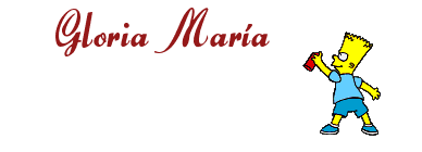 Nombre animado Gloria Maria 10