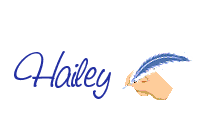 Nombre animado Hailey 08