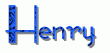 Nombre animado Henry 03