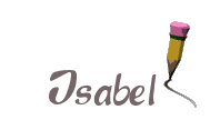 Nombre animado Isabel 02