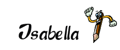 Nombre animado Isabella 06