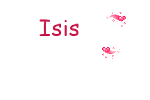Nombre animado Isis 13