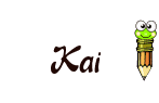 Nombre animado Kai 03