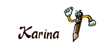 Nombre animado Karina 02