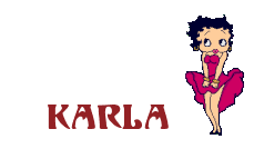 Descarga el nombre animado de Karla, download la firma animada de Karla