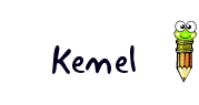 Nombre animado Kemel 03
