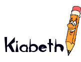 Nombre animado Kiabeth 09