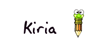 Nombre animado Kiria 08