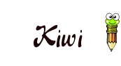 Nombre animado Kiwi 04