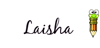 Nombre animado Laisha 01