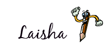 Nombre animado Laisha 02