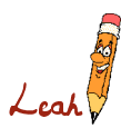 Nombre animado Leah 02
