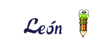 Nombre animado Leon 01