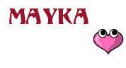 Nombre animado Mayka 13