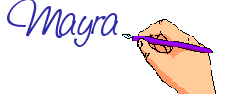 Descarga el nombre animado de Mayra, download la firma animada de Mayra