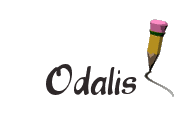Nombre animado Odalis 04